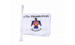 Guirlande USA Etats-Unis Thunderbirds US Air Force - 15 x 22 cm