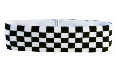Bandeau de transpiration Damier F1 - 6 x 21 cm