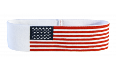 Bandeau de transpiration USA - 6 x 21 cm