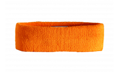 Bandeau de transpiration Unicolore Orange - 6 x 21 cm