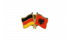 Pin's épinglette de l'amitié Allemagne - Albanie - 22 mm