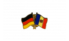 Pin's épinglette de l'amitié Allemagne - Andorre - 22 mm