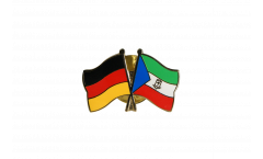 Pin's épinglette de l'amitié Allemagne - Guinée équatorial - 22 mm