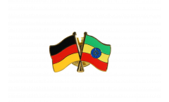 Pin's épinglette de l'amitié Allemagne - Éthiopie - 22 mm