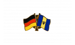 Pin's épinglette de l'amitié Allemagne - Barbade - 22 mm