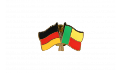 Pin's épinglette de l'amitié Allemagne - Bénin - 22 mm