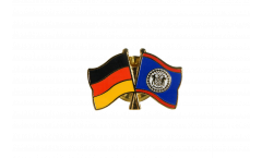 Pin's épinglette de l'amitié Allemagne - Belize - 22 mm