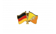 Pin's épinglette de l'amitié Allemagne - Bhoutan - 22 mm