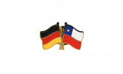Pin's épinglette de l'amitié Allemagne - Chili - 22 mm