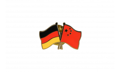 Pin's épinglette de l'amitié Allemagne - Chine - 22 mm