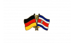 Pin's épinglette de l'amitié Allemagne - Costa Rica - 22 mm