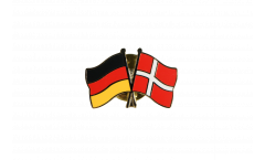 Pin's épinglette de l'amitié Allemagne - Danemark - 22 mm