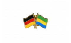 Pin's épinglette de l'amitié Allemagne - Gabon - 22 mm