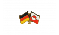 Pin's épinglette de l'amitié Allemagne - Groenland - 22 mm