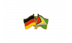 Pin's épinglette de l'amitié Allemagne - Guyana - 22 mm