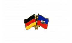 Pin's épinglette de l'amitié Allemagne - Haiti - 22 mm