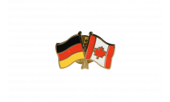 Pin's épinglette de l'amitié Allemagne - Canada - 22 mm