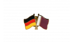 Pin's épinglette de l'amitié Allemagne - Qatar - 22 mm