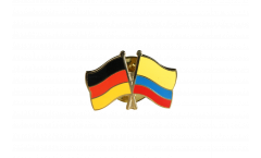 Pin's épinglette de l'amitié Allemagne - Colombie - 22 mm