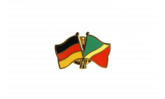 Pin's épinglette de l'amitié Allemagne - Congo - 22 mm