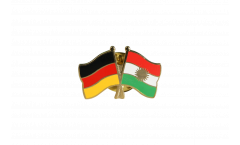 Pin's épinglette de l'amitié Allemagne - Kurdistan - 22 mm