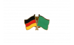 Pin's épinglette de l'amitié Allemagne - Libye 1977-2011 - 22 mm