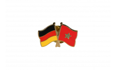 Pin's épinglette de l'amitié Allemagne - Maroc - 22 mm