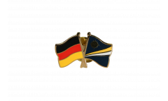 Pin's épinglette de l'amitié Allemagne - Îles Marshall - 22 mm