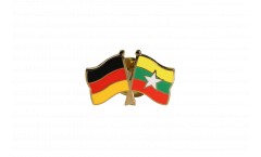 Pin's épinglette de l'amitié Allemagne - Myanmar - 22 mm
