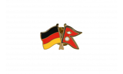 Pin's épinglette de l'amitié Allemagne - Népal - 22 mm