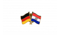 Pin's épinglette de l'amitié Allemagne - Paraguay - 22 mm