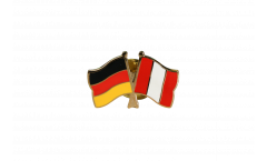 Pin's épinglette de l'amitié Allemagne - Pérou - 22 mm