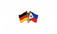 Pin's épinglette de l'amitié Allemagne - Philippines - 22 mm
