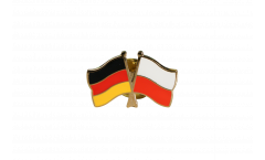 Pin's épinglette de l'amitié Allemagne - Pologne - 22 mm