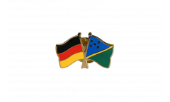 Pin's épinglette de l'amitié Allemagne - Îles Salomon - 22 mm