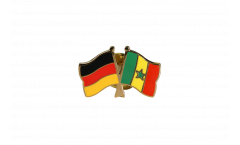 Pin's épinglette de l'amitié Allemagne - Sénégal - 22 mm