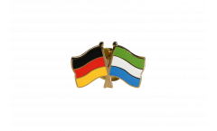 Pin's épinglette de l'amitié Allemagne - Sierra Leone - 22 mm