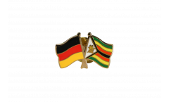 Pin's épinglette de l'amitié Allemagne - Zimbabwe - 22 mm