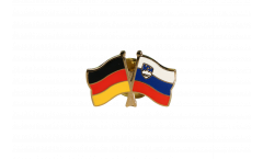 Pin's épinglette de l'amitié Allemagne - Slovénie - 22 mm