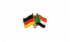 Pin's épinglette de l'amitié Allemagne - Soudan - 22 mm