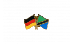 Pin's épinglette de l'amitié Allemagne - Tanzanie - 22 mm