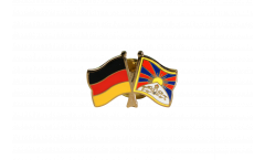 Pin's épinglette de l'amitié Allemagne - Tibet - 22 mm
