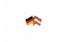 Pin's épinglette de l'amitié Allemagne - Autriche - 22 mm