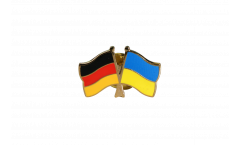 Pin's épinglette de l'amitié Allemagne - Ukraine - 22 mm