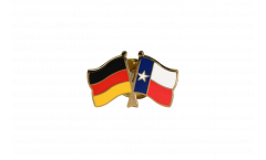 Pin's épinglette de l'amitié Allemagne - USA US Texas - 22 mm