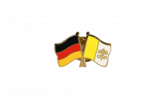 Pin's épinglette de l'amitié Allemagne - Vatican - 22 mm