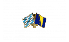 Pin's épinglette de l'amitié Bavière - Bosnie-Herzégovine - 22 mm