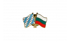 Pin's épinglette de l'amitié Bavière - Bulgarie - 22 mm