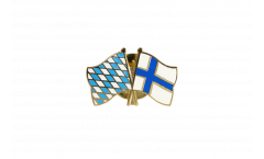 Pin's épinglette de l'amitié Bavière - Finlande - 22 mm