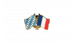 Pin's épinglette de l'amitié Bavière - France - 22 mm